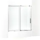 Kohler 701694-L-BNK Composed 62" Sliding Glass Bath Door Anodized Brushed Nickel