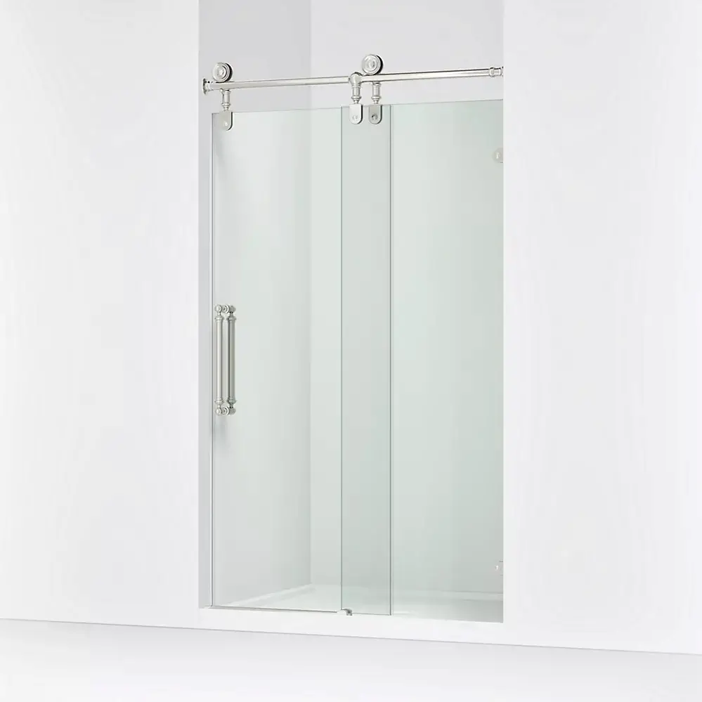 Kohler 701727-10L-SN Artifacts 80-7/8" H Sliding Shower Door Vibrant Polished Nickel