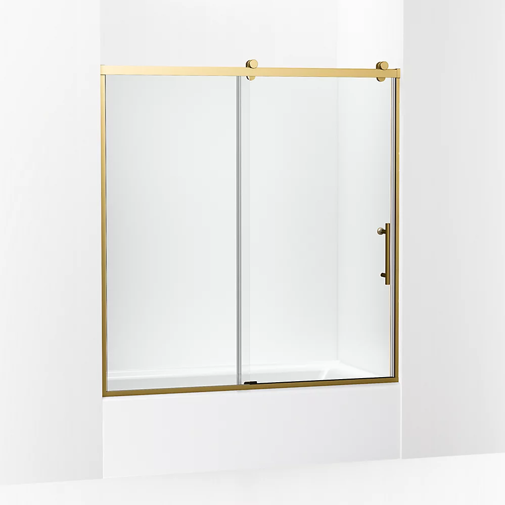 Kohler 702253-10L-2MB Rely 62-1/2" H Sliding Bath Door Vibrant Brushed Moderne Brass