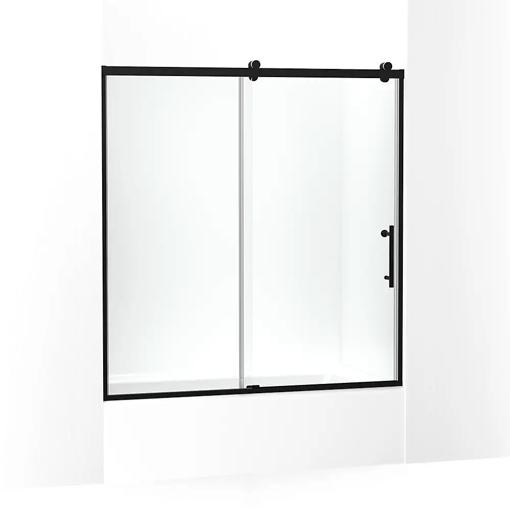 Kohler 702253-10L-BL Rely 62-1/2" H Sliding Bath Door Matte Black