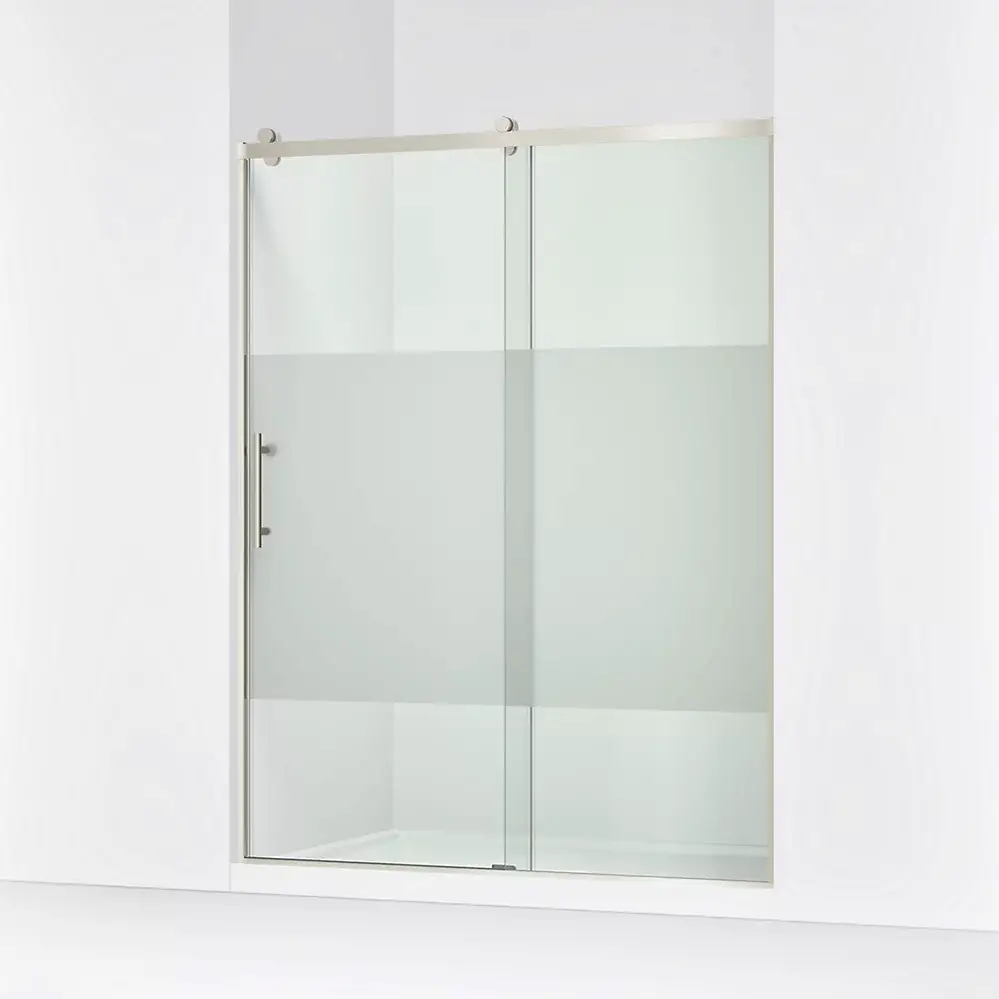 Kohler 702256-10G81-BNK Rely 77" H Sliding Shower Door Anodized Brushed Nickel