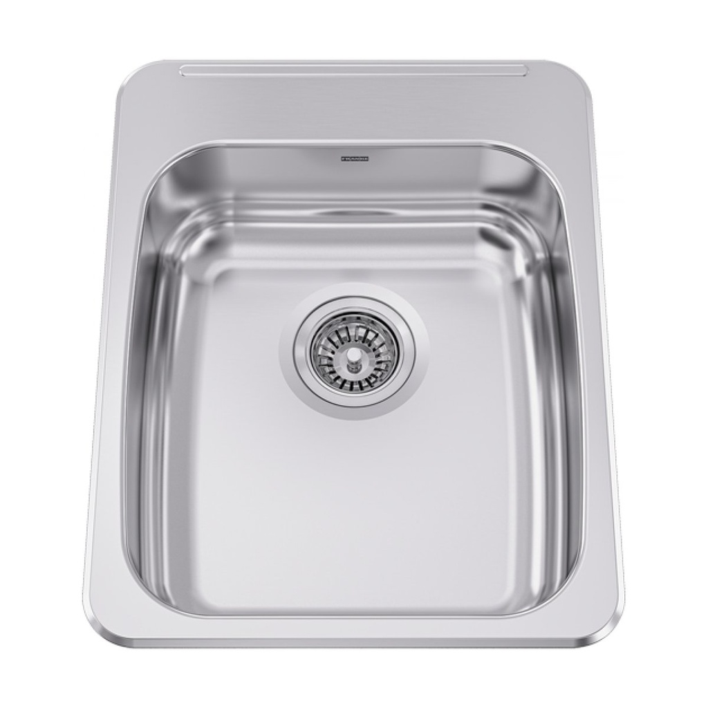 Franke LBS7508P-1-1 Topmount Single Sink With Ledge Stainless Steel