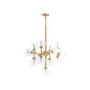 Kohler 31767-CH13-2GL Bellera 13 Light 32" Chandelier Brushed Moderne Brass