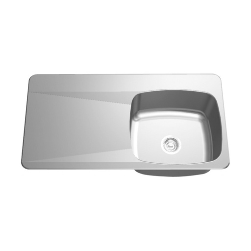 [FRA-LBSDBL6810P-1] Franke LBSDBL6810P-1 Left Drainboard Single Sink Stainless Steel