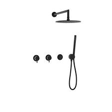 [BAR-PRO-3302-66-KK] Baril PRO-3302-66-KK Zip B66 Complete Thermostatic Shower Kit Matte black