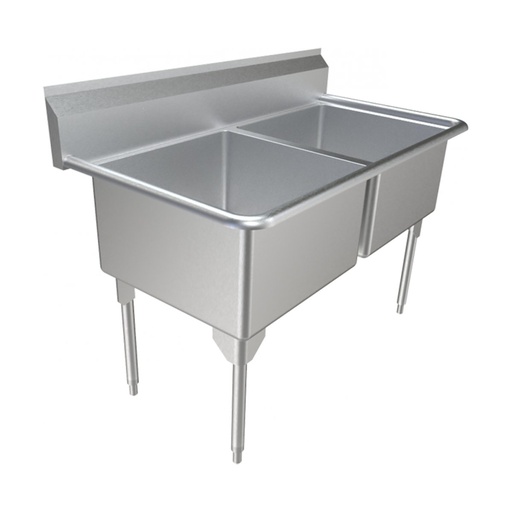[FRA-RDL2448-1] Franke RDL2448-1 Restaurant Series 16 Gauge Double Sink