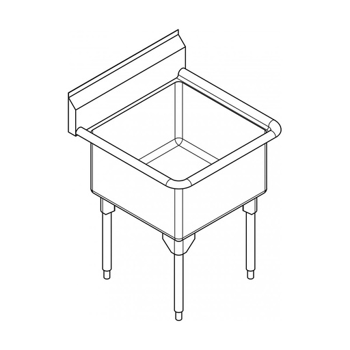 [FRA-WSL2418-1] Franke WSL2418-1 World Class Series 14 Gauge Single Sink