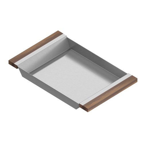 [JUL-205234] Julien 205234 Tray For 18In Sink Walnut Handles 12X19X2-1/4