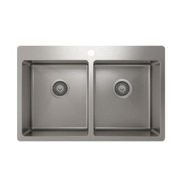 [PROC-IH75-TE-31209] Prochef IH75-TE-31209 Proinox H75 Collection Topmount Sink With Double Bowl