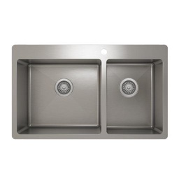 [PROC-IH75-TR-33209] Prochef IH75-TR-33209 Proinox H75 Collection Topmount Sink With Double Bowl