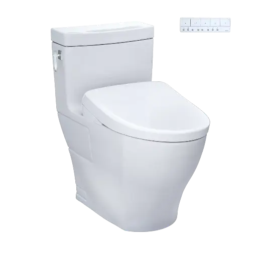[TOTO-MW6264726CEFGA#01] TOTO MW6264726CEFGA#01 Aimes Washlet+ S7 One Piece Toilet Cotton