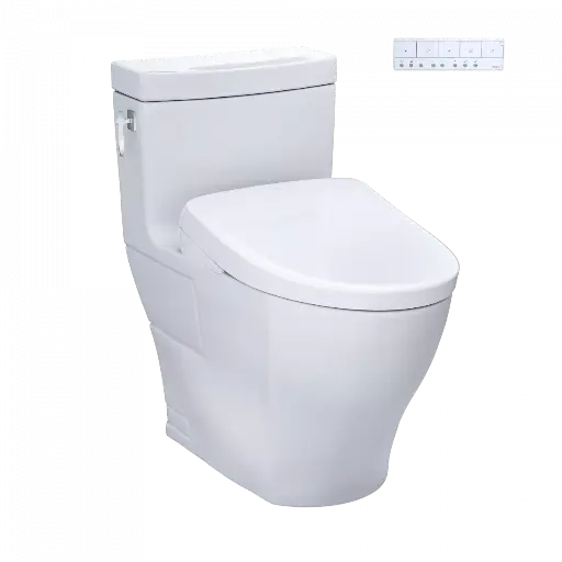 [TOTO-MW6264736CEFGA#01] TOTO MW6264736CEFGA#01 Aimes Washlet+ S7A One Piece Toilet Cotton