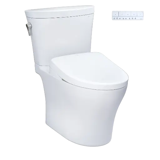 [TOTO-MW4484736CEMFGN#01] TOTO MW4484736CEMFGN#01 Aquia IV Arc Washlet+ S7A Two Piece Toilet Cotton