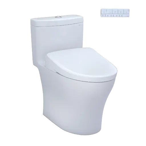 [TOTO-MW6464736CEMFGN#01] TOTO MW6464736CEMFGN#01 Aquia IV Washlet+ S7A One Piece Toilet Cotton