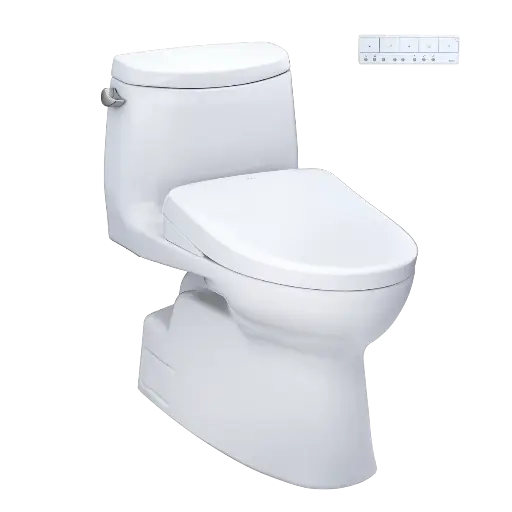 [TOTO-MW6144736CEFGA#01] TOTO MW6144736CEFGA#01 Carlyle II Washlet+ S7A One Piece Toilet Cotton