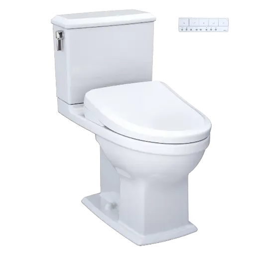 [TOTO-MW4944734CEMFG#01] TOTO MW4944734CEMFG#01 Connelly Washlet+ S7A Two Piece Toilet Cotton