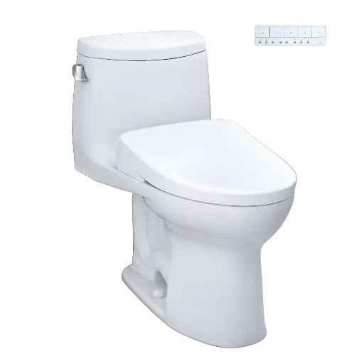 [TOTO-MW6044726CEFG#01] TOTO MW6044726CEFG#01 Ultramax II 1.28 GPF Washlet+ S7 One Piece Toilet Cotton