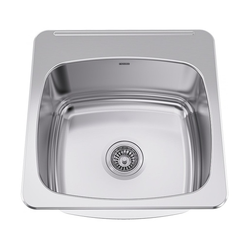 [FRA-LBS6810-316P-1-3] Franke LBS6810-316P-1-3 Type 316 Topmount Single Sink With Ledge Stainless Steel