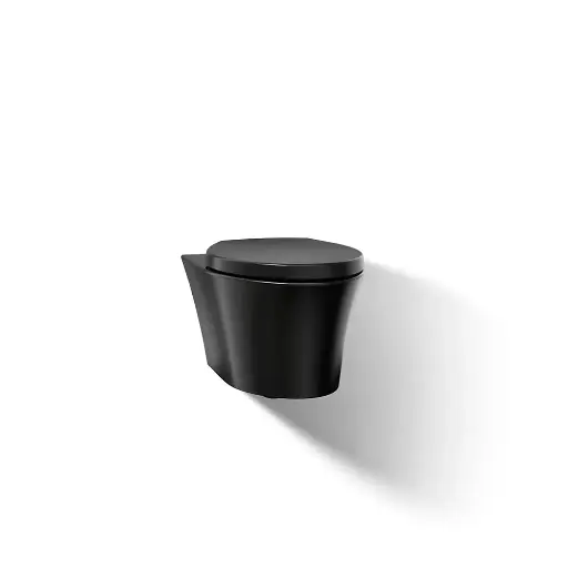 [KOH-31539-7] Kohler 31539-7 Veil Wall Hung Compact Elongated Toilet Black