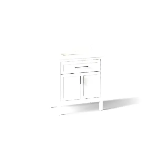 [KOH-39604-ASB-0] Kohler 39604-ASB-0 Hadron 30" Bathroom Vanity Cabinet With Sink White