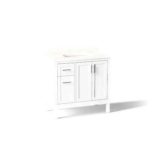 [KOH-39605-ASB-0] Kohler 39605-ASB-0 Hadron 36" Bathroom Vanity Cabinet With Sink White