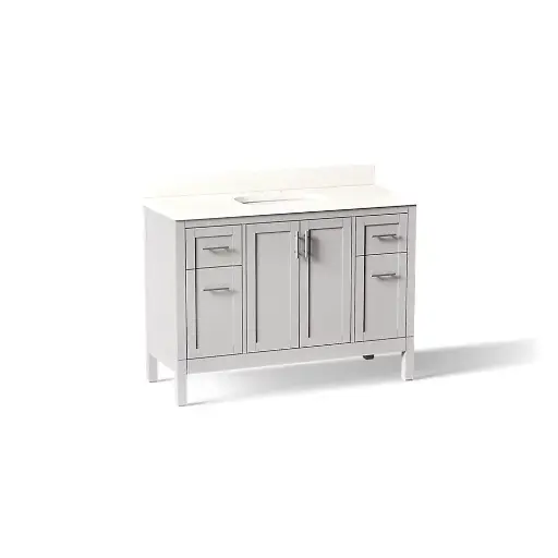 [KOH-39606-ASB-AGA] Kohler 39606-ASB-AGA Hadron 48" Bathroom Vanity Cabinet With Sink Atmos Grey