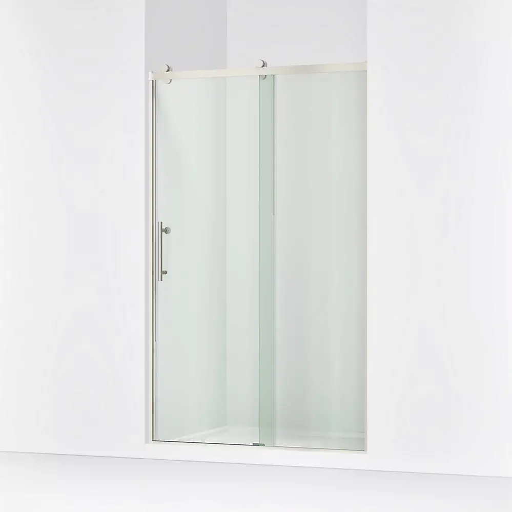 [KOH-709080-10L-BNK] Kohler 709080-10L-BNK Rely 77" H Sliding Glass Shower Door Anodized Brushed Nickel