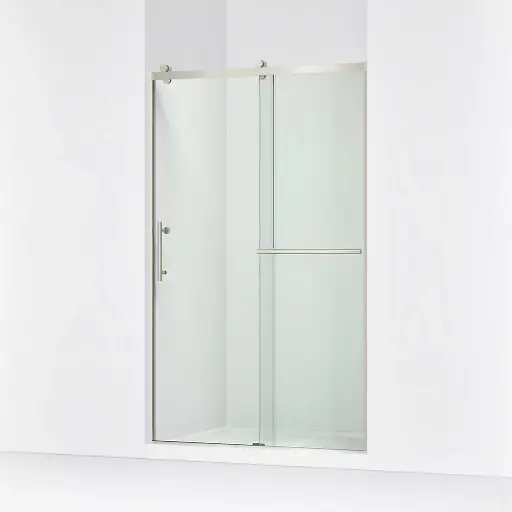 [KOH-709082-10L-BNK] Kohler 709082-10L-BNK Rely 77" H Sliding Glass Shower Door Anodized Brushed Nickel