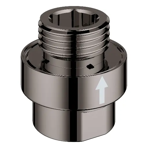 [GRO-07911A00] Grohe 07911A00 1/2" lnline Vacuum Breaker for Hand Showers Hard Graphite