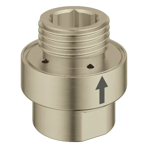 [GRO-07911EN0] Grohe 07911EN0 1/2" lnline Vacuum Breaker for Hand Showers Brushed Nickel Infinity Finish