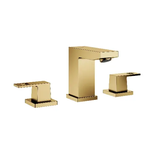 [GRO-20370GNA] Grohe 20370GNA Eurocube Widespread S-Size Bathroom Faucet Brushed Cool Sunrise