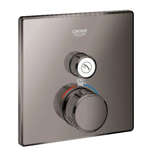 [GRO-29140A00] Grohe 29140A00 Grohtherm Single Function Thermostatic Valve Trim Hard Graphite