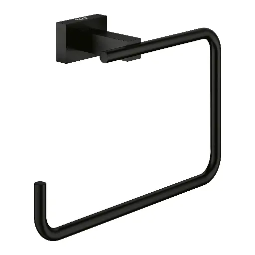 [GRO-405102431] Grohe 405102431 Essentials Cube 8" Towel Ring Matte Black