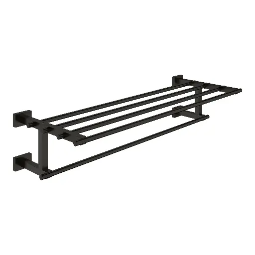 [GRO-405122431] Grohe 405122431 Essentials Cube 23 5/8" Multi-Towel Rack Matte Black