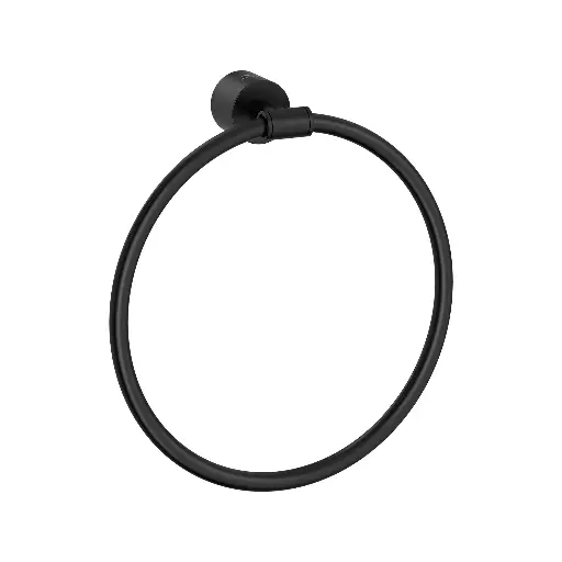 [GRO-408872430] Grohe 408872430 Atrio New 8" Towel Ring Matte Black
