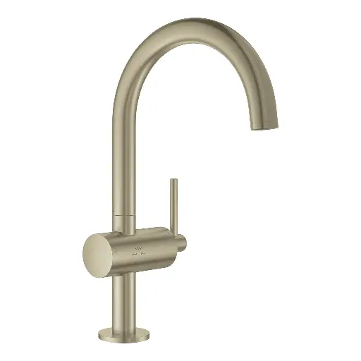 [GRO-24350EN0] Grohe 24350EN0 Atrio New Single Hole L-Size Bathroom Faucet Brushed Nickel