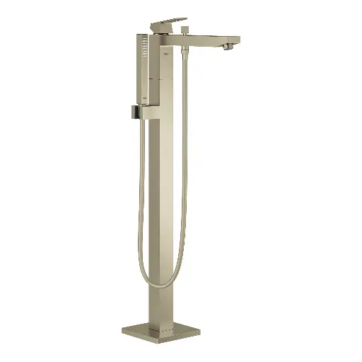 [GRO-23672EN1] Grohe 23672EN1 Eurocube Single Handle Freestanding Tub Faucet Brushed Nickel