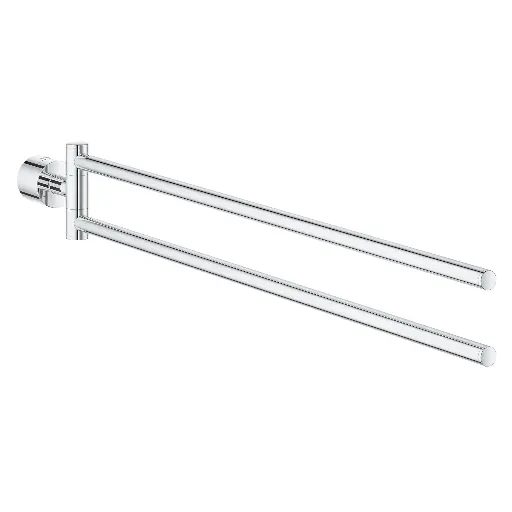 [GRO-40888000] Grohe 40888000 Atrio New Double Towel Bar StarLight Chrome