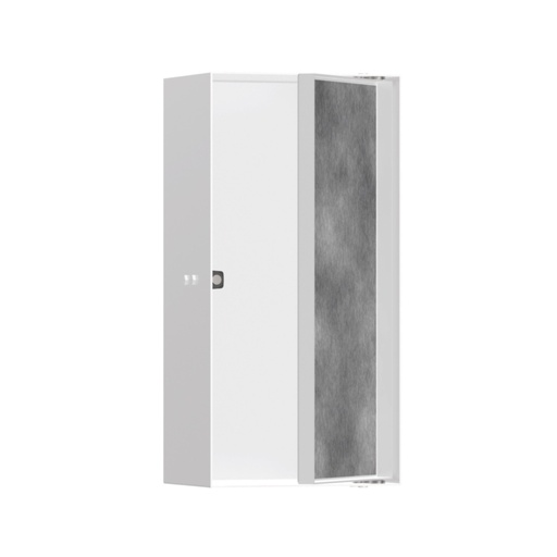 [HAN-56082700] Hansgrohe 56082700 Xtrastoris Rock Wall Niche With Tileable Door Matte White