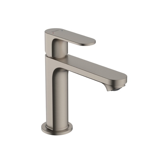 [HAN-72517821] Hansgrohe 72517821 Rebris S Single Hole Faucet 110 With Pop-Up Drain Brushed Nickel