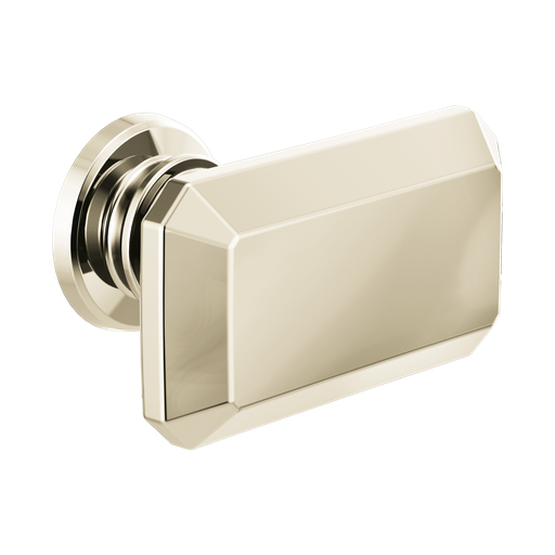 [BRI-699276-PN] Brizo 699276-PN Invari Drawer Knob With Crystal Accent Brilliance Polished Nickel
