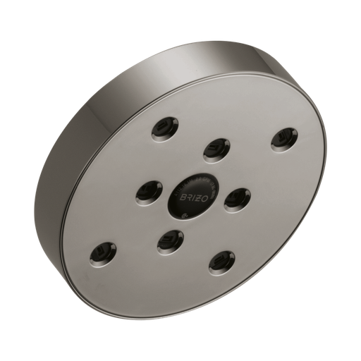 [BRI-87375-BNX] Brizo 87375-BNX Essential 5" Linear Round H2OKINETI Showerhead Brilliance Black Onyx