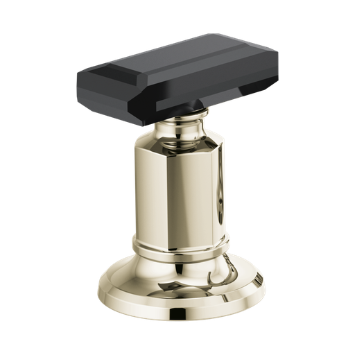 [BRI-HK5376-PNBC] Brizo HK5376-PGBC Invari Widespread Crystal Lever Handle Kit Brilliance Polished Nickel Black Crystal Accent