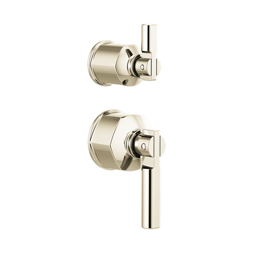 [BRI-HL75P76-PN] Brizo HL75P76-PN Invari Pressure Balance Valve With Diverter Trim Handle Kit Brilliance Polished Nickel