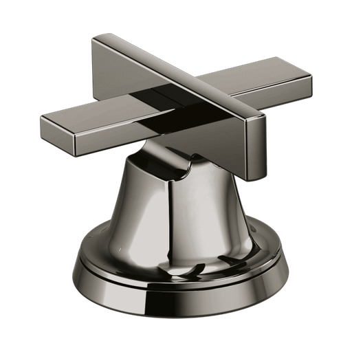 [BRI-HX5397-BNX] Brizo HX5397-BNX Levoir Widespread Lavatory Low Cross Handle Kit Brilliance Black Onyx