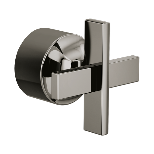[BRI-HX6698-BNX] Brizo HX6698-BNX Levoir Sensori Thermostatic Valve Trim Cross Handle Kit Brilliance Black Onyx