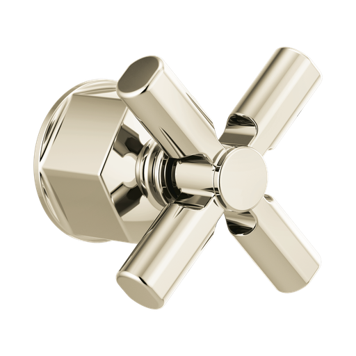 [BRI-HX7076-PN] Brizo HX7076-PN Invari Freestanding Tub Filler Cross Handle Kit Brilliance Polished Nickel