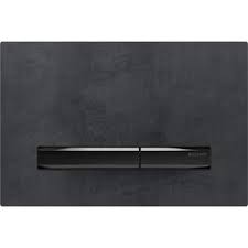 [GEB-115.671.JM.2] Geberit 115.671.JM.2 Actuator Plate Sigma50 For Dual Flush, Metal Colour Black Chrome Black Chrome, Mustang Slate
