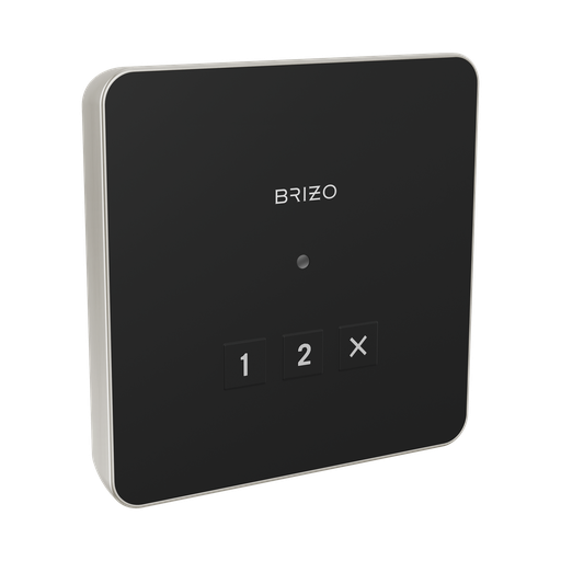 [BRI-8CN-220L-BN-L] Brizo 8CN-220L-BN-L Mystix Square Exterior Steam Control Lumicoat Brushed Nickel