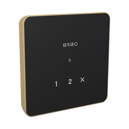 [BRI-8CN-220L-GL-L] Brizo 8CN-220L-GL-L Mystix Square Exterior Steam Control Lumicoat Luxe Gold